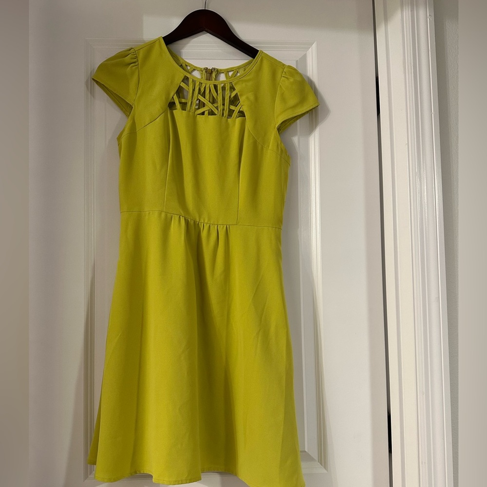Chartreuse Dress